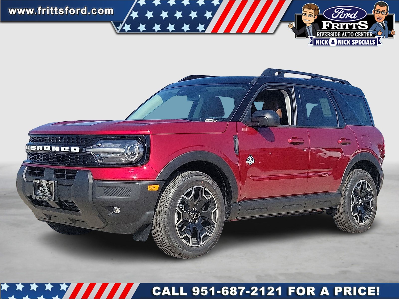 New 2026 Ruby Red Metallic Tinted Clearcoat Ford Outer Banks® image 1