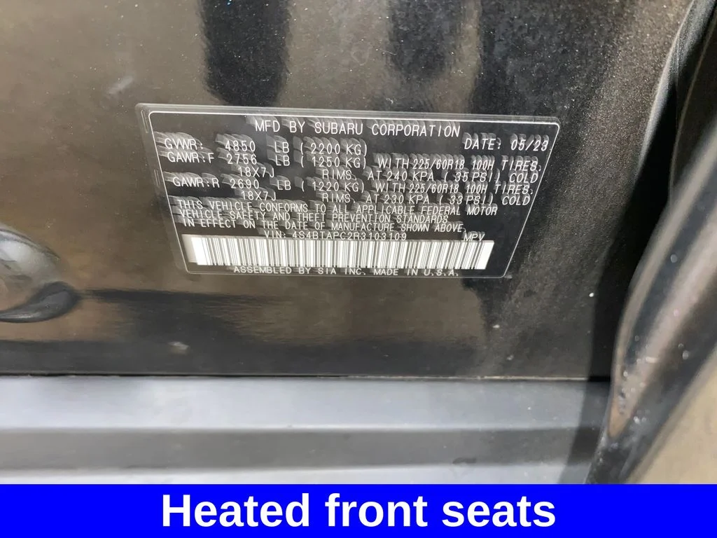 Used 2024 Black Subaru Touring image 30