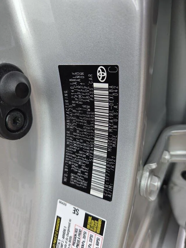Used 2025 Classic Silver Metallic Toyota LE image 31