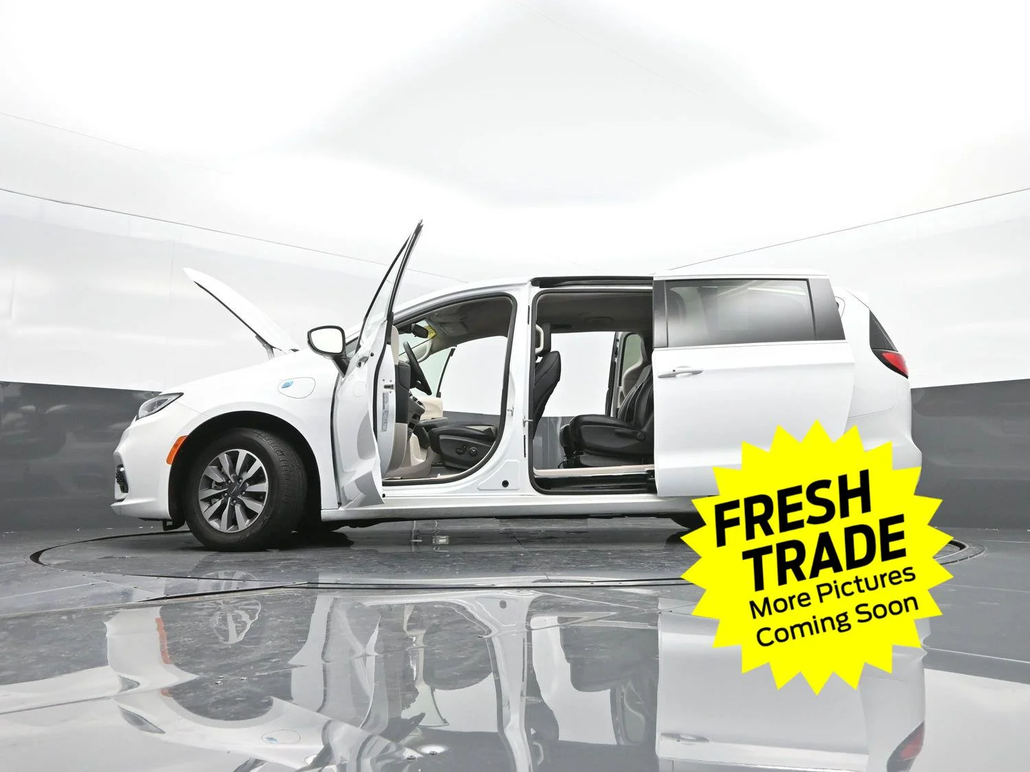 Used 2023 Bright White Clearcoat Chrysler Hybrid Touring L image 47