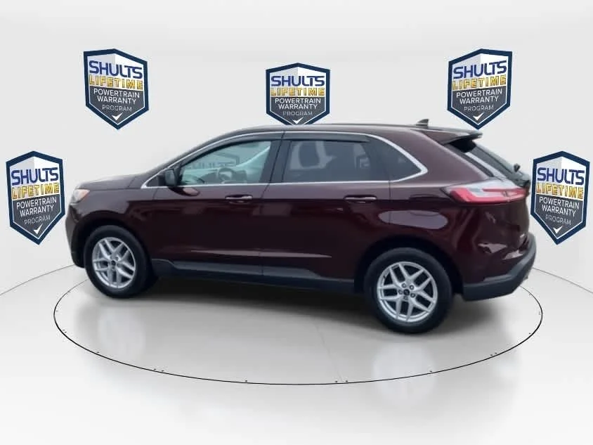 Used 2024 Burgundy Velvet Metallic Tinted Clearcoat Ford SEL image 8