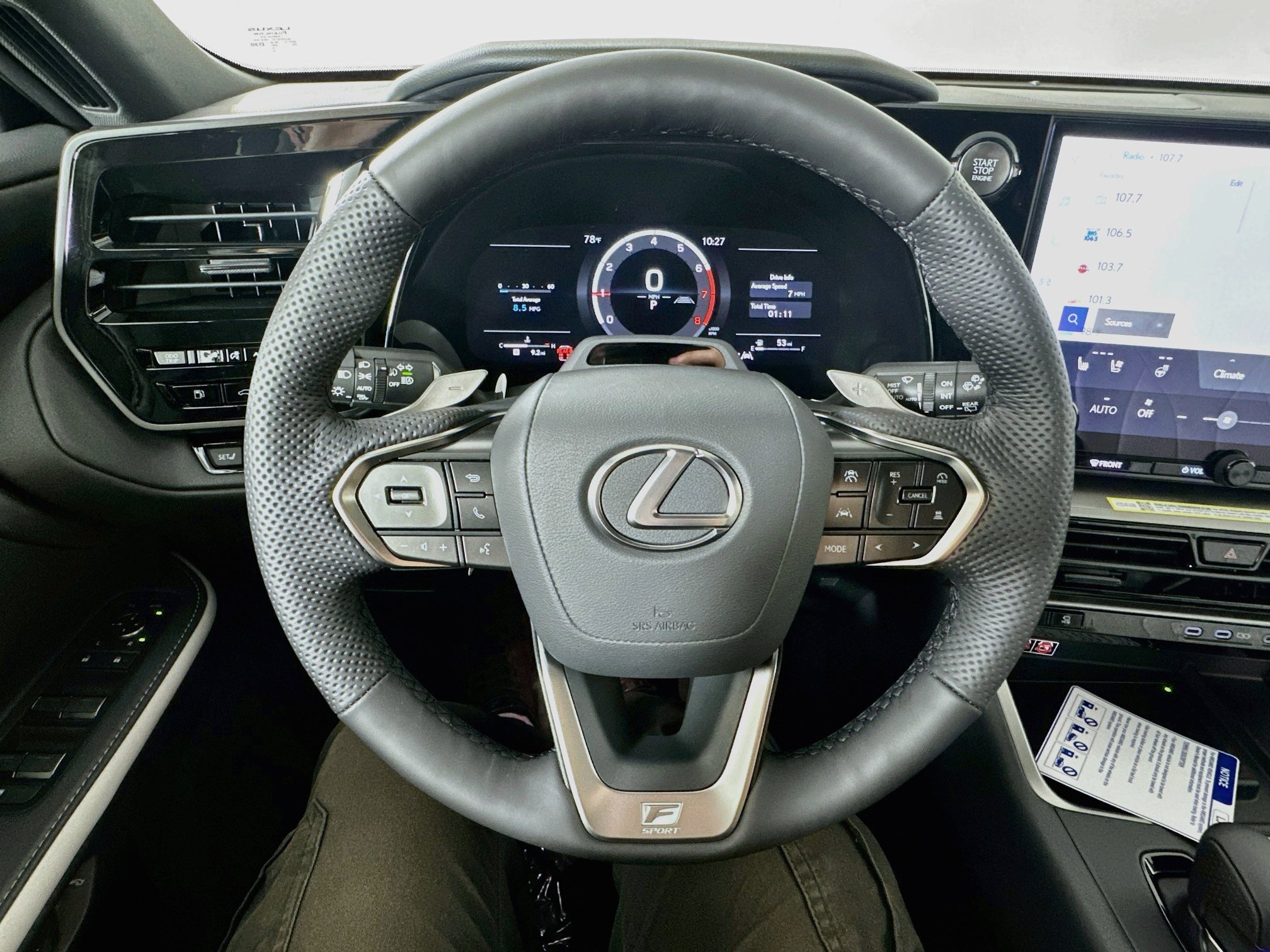 New 2026 Celestial Silver Metallic Lexus  350 F SPORT HANDLING AWD image 11