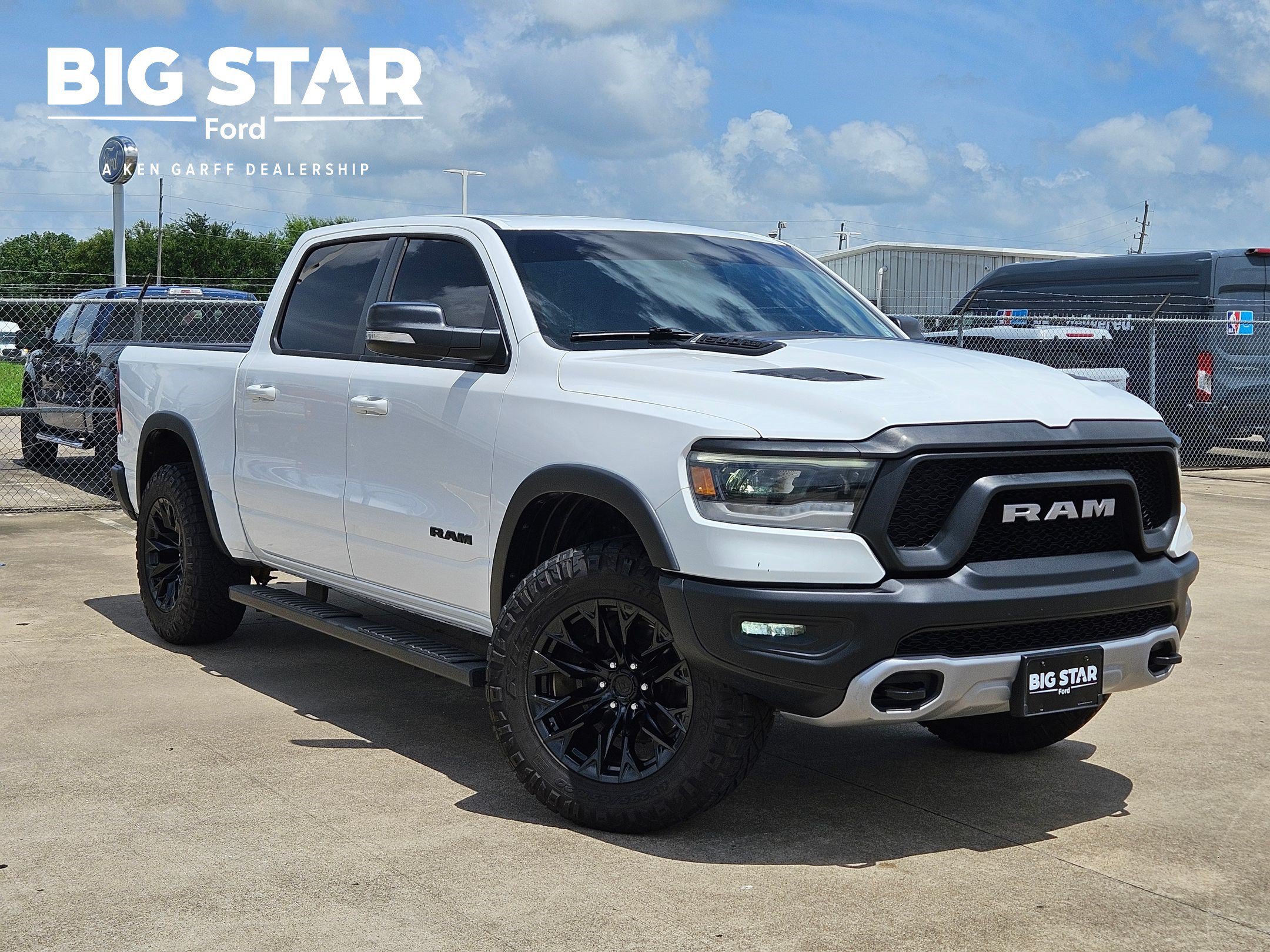 Used 2019 Bright White Clearcoat Ram Rebel image 1
