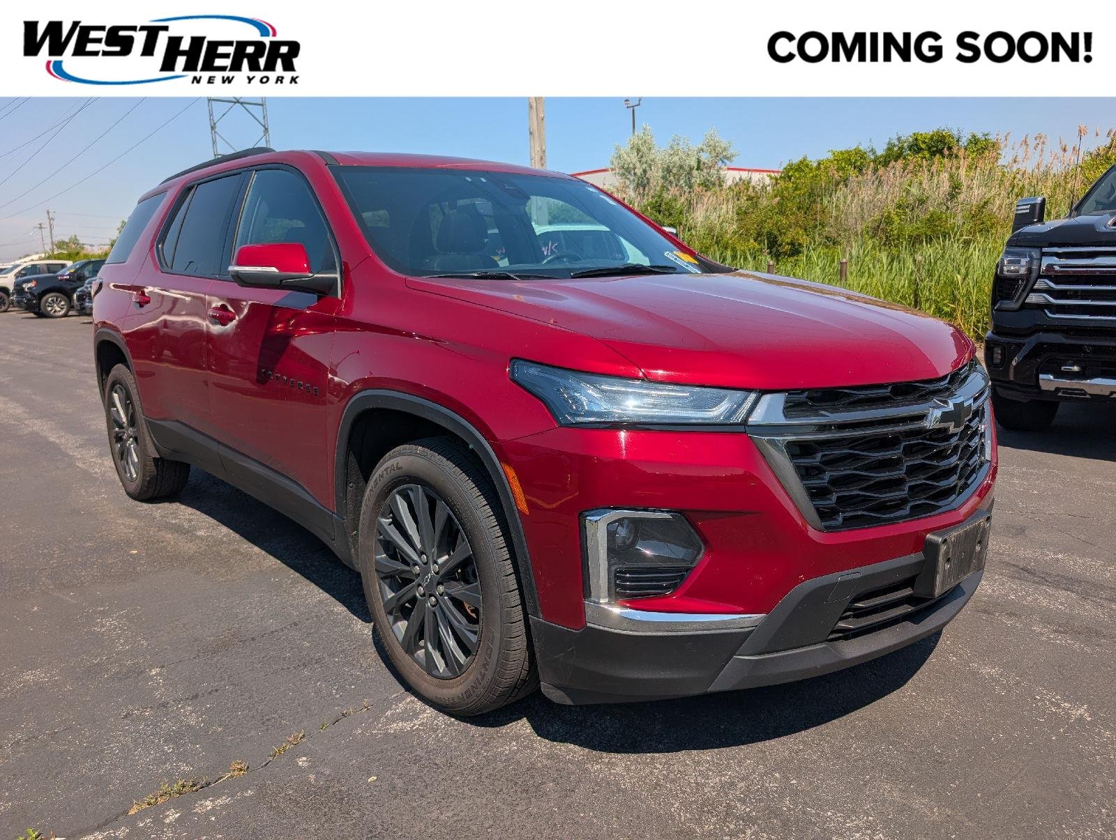 Used 2023 Radiant Red Tintcoat Chevrolet RS image 1