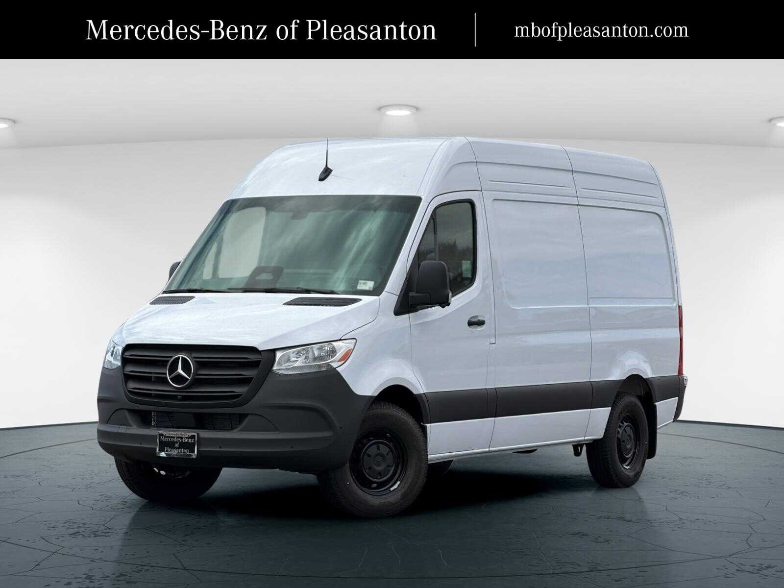 New 2026 Arctic White Mercedes-Benz 2500 High Roof SO Diesel 144 WB Ranger Shelving image 1