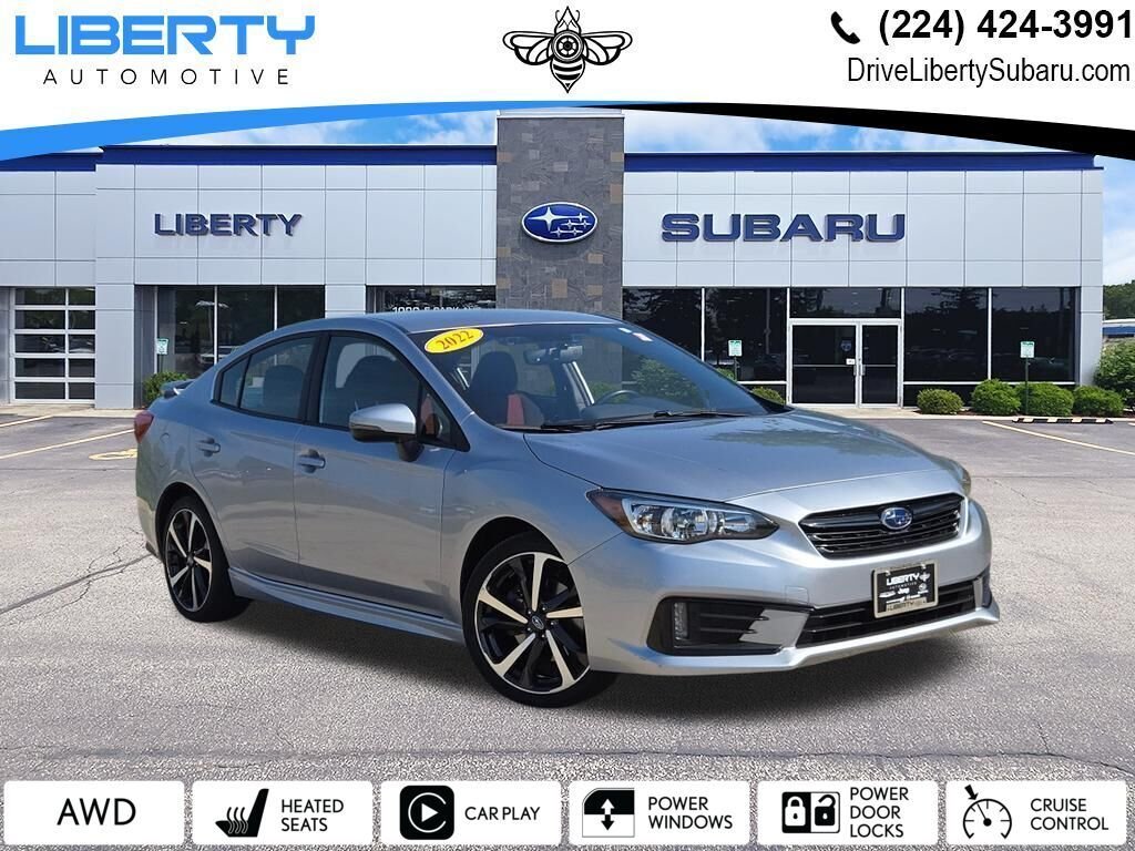 Used 2022 Silver Subaru Sport image 1