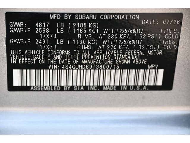 New 2026 Silver Subaru Premium image 53