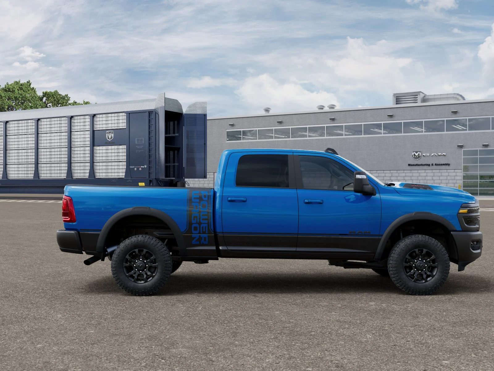 New 2026 Hydro Blue Pearl-Coat Exterior Paint RAM Power Wagon image 49