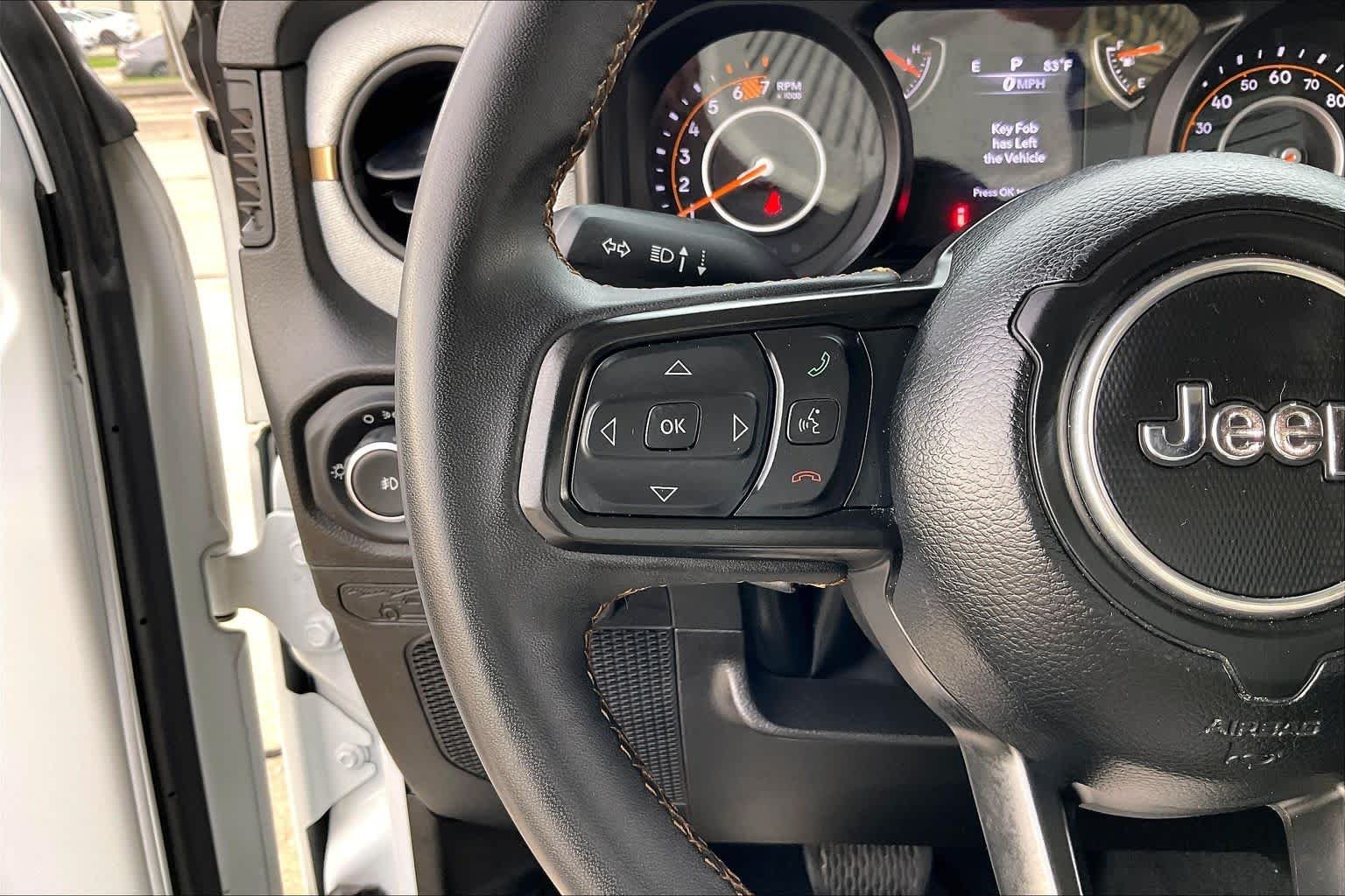 Used 2024 Bright White Clearcoat Jeep Sport S image 23