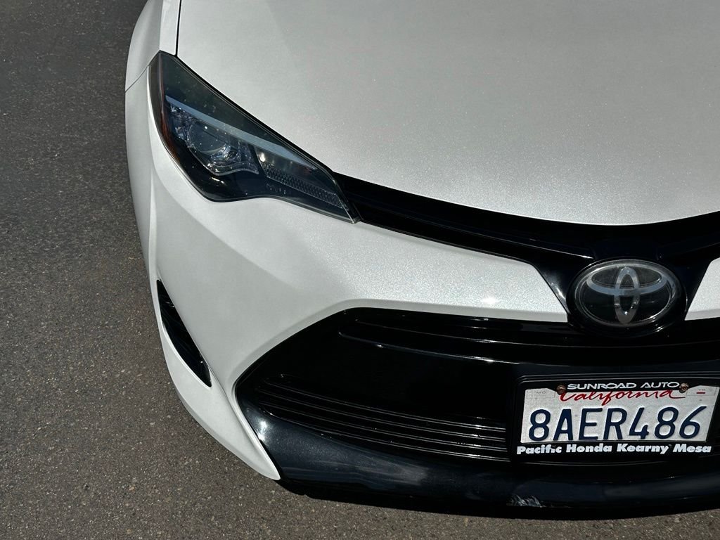 Used 2017 White Toyota LE image 4