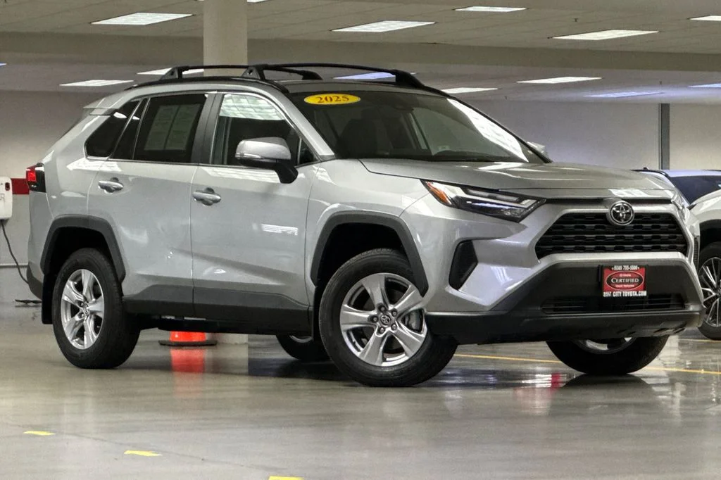Certified Used 2025 Silver Toyota XLE image 2