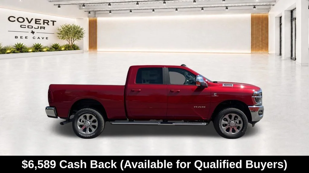 New 2026 Molten Red Pearl-Coat Exterior Paint RAM Laramie image 12