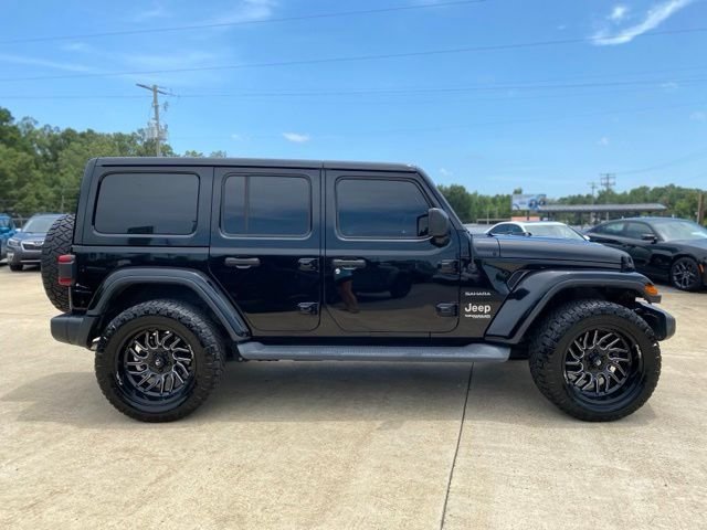 Used 2020 Black Jeep Unlimited Sahara image 7