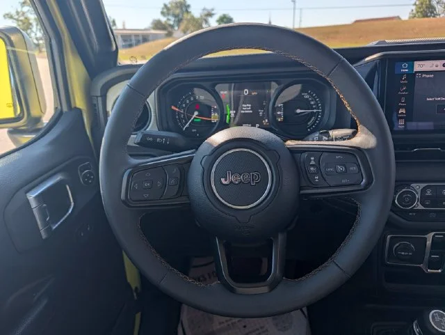 Used 2024 Yellow Jeep Sport S 4xe image 14