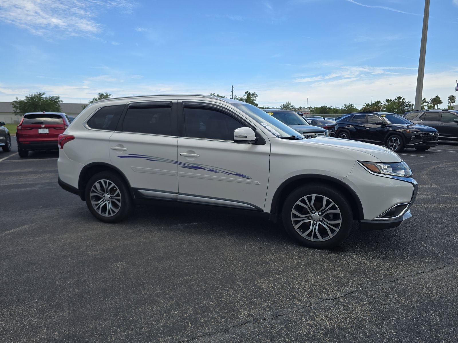 Used 2018 Mitsubishi Outlander SEL with VIN JA4AZ3A32JZ003736 for sale in Port Richey, FL