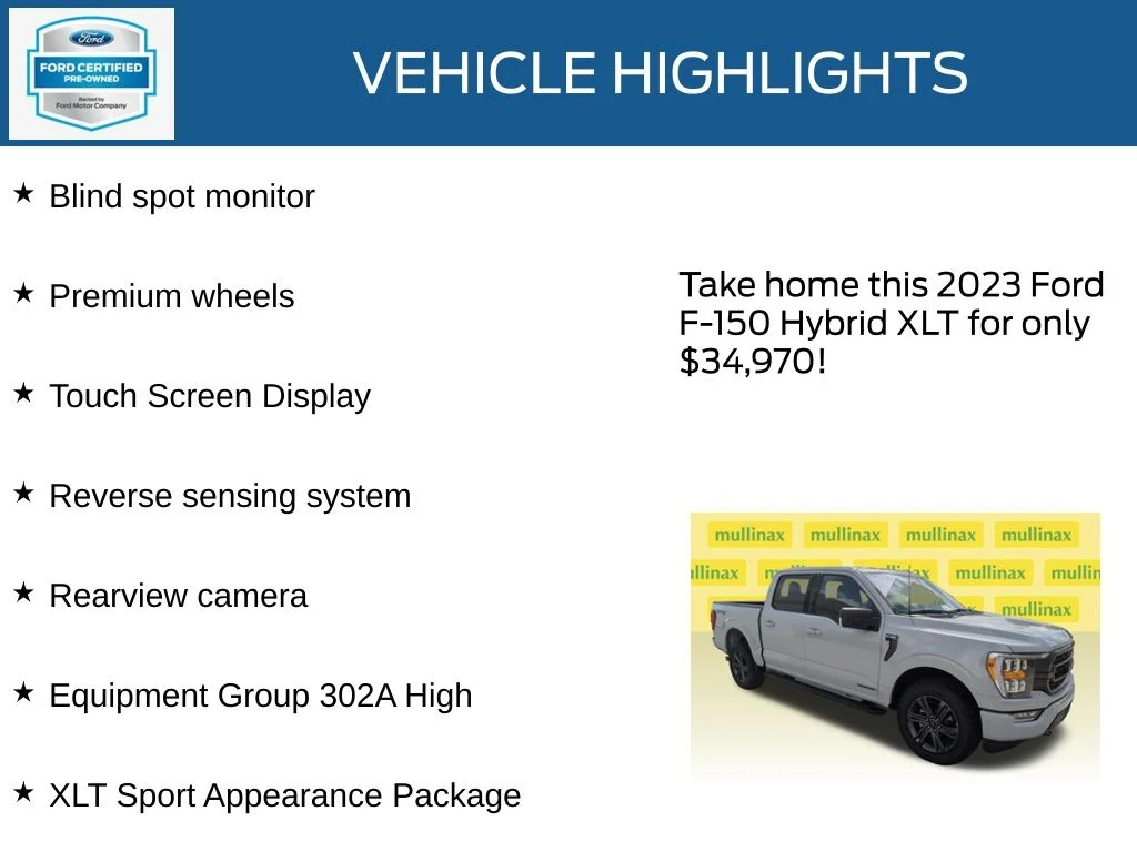 Certified Used 2023 White Ford XLT image 23
