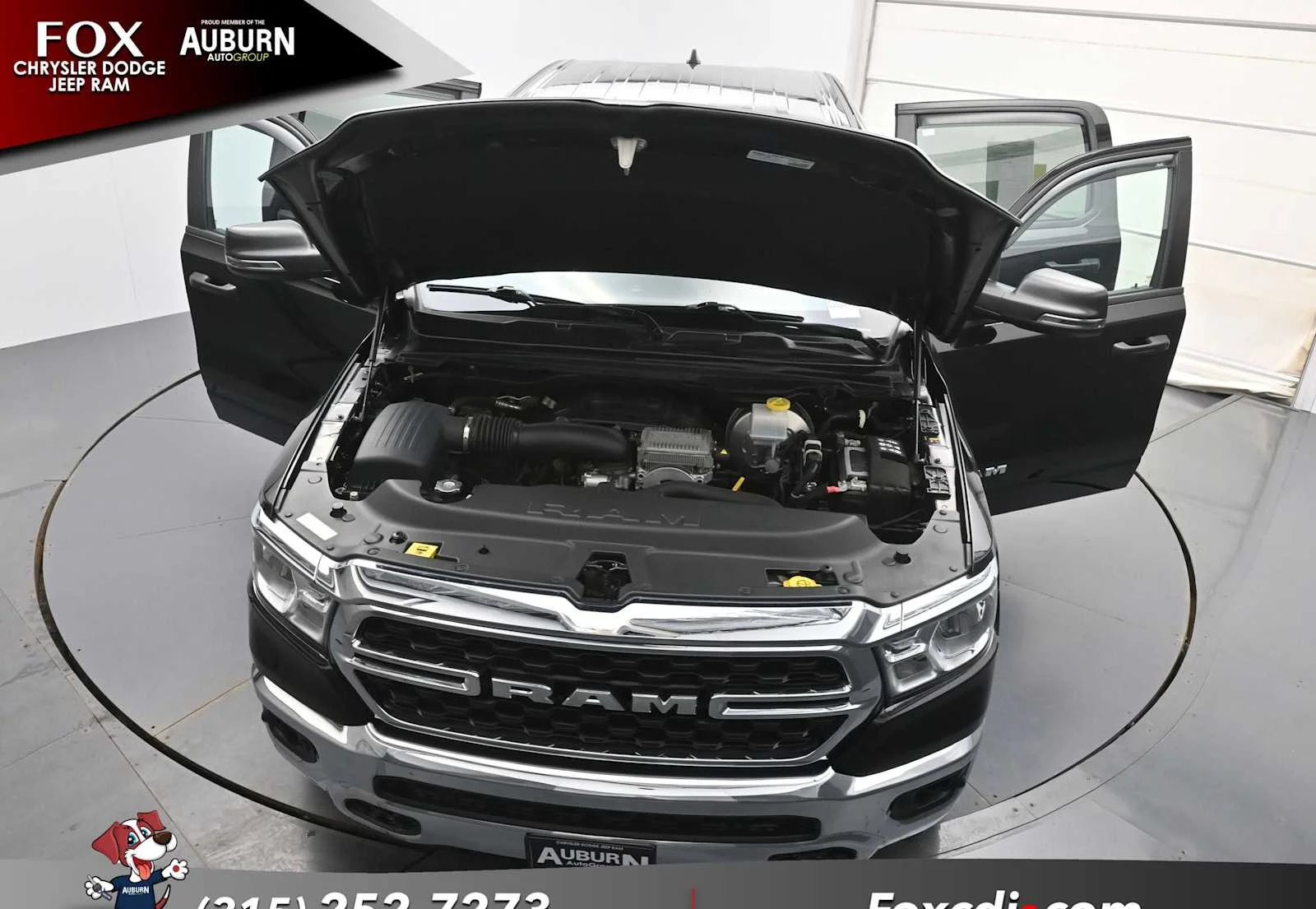 Used 2023 Diamond Black Crystal Pearlcoat Ram Big Horn image 44