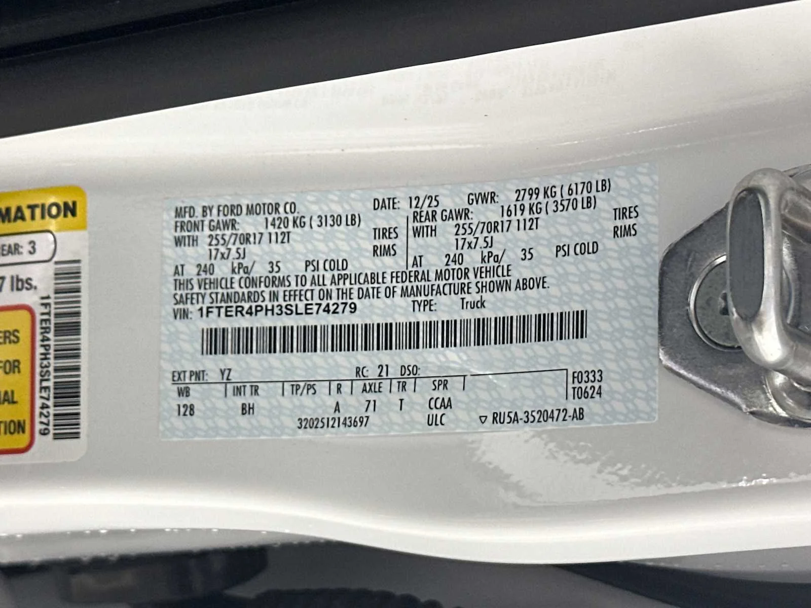 New 2025 Oxford White Ford XL image 35