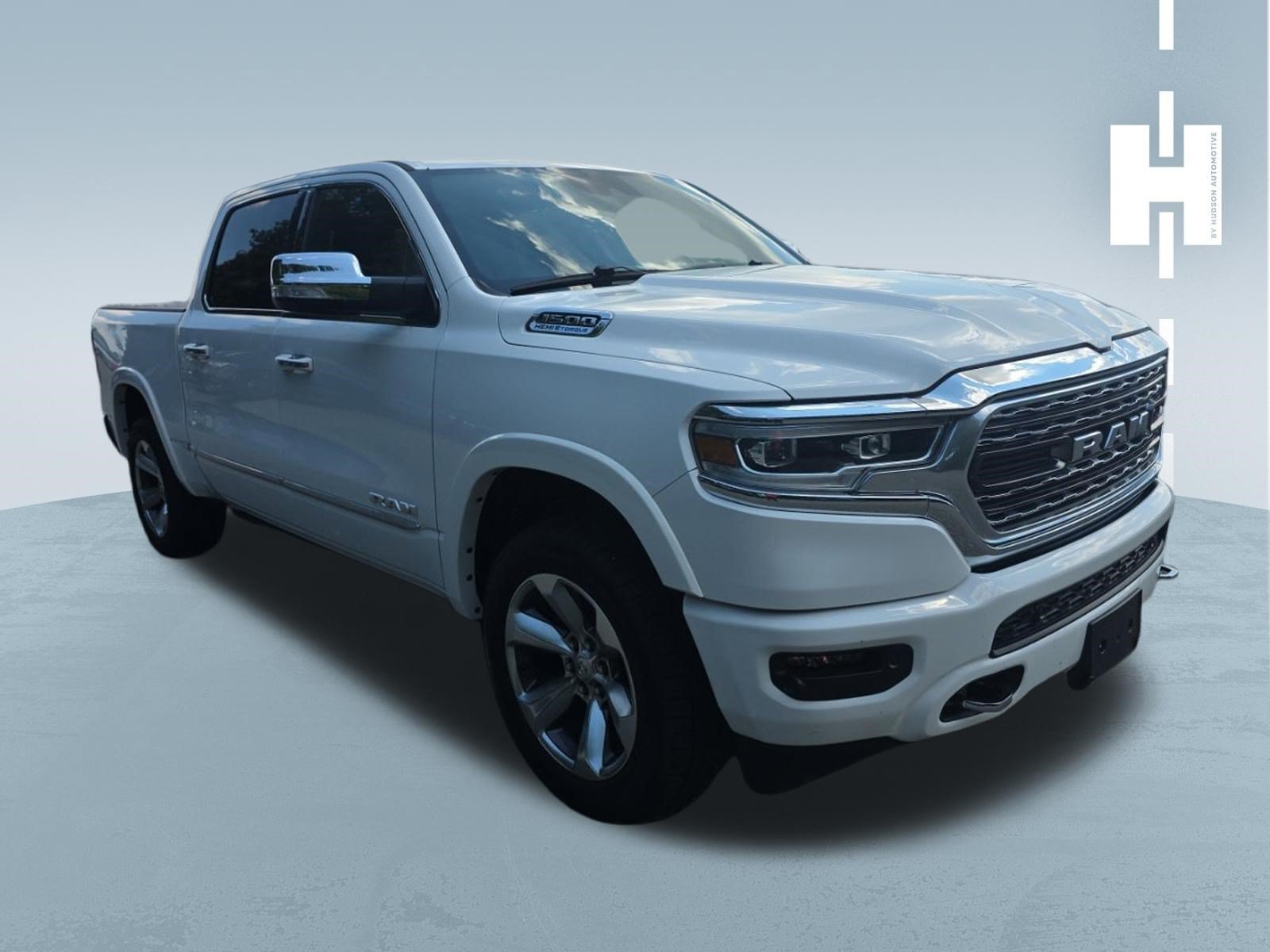 Used 2022 Bright White Clearcoat Ram Limited image 2