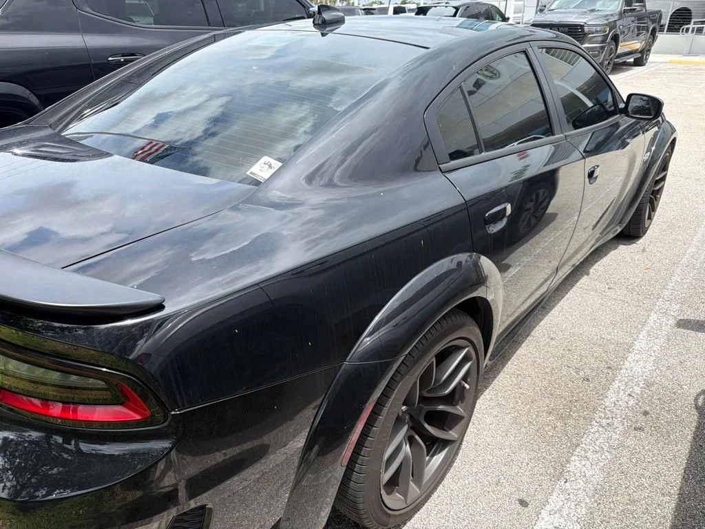 Used 2022 Pitch Black Clearcoat Dodge R/T Scat Pack Widebody image 7