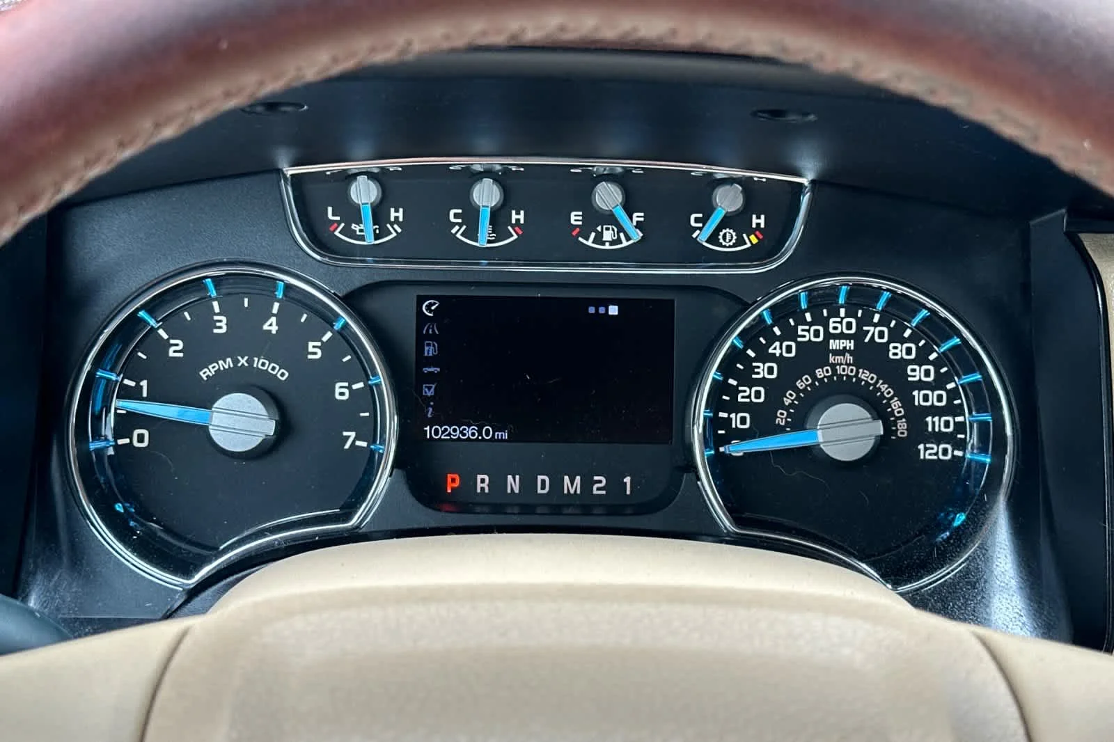 Used 2012 Dark Blue Pearl Metallic Ford King Ranch image 23