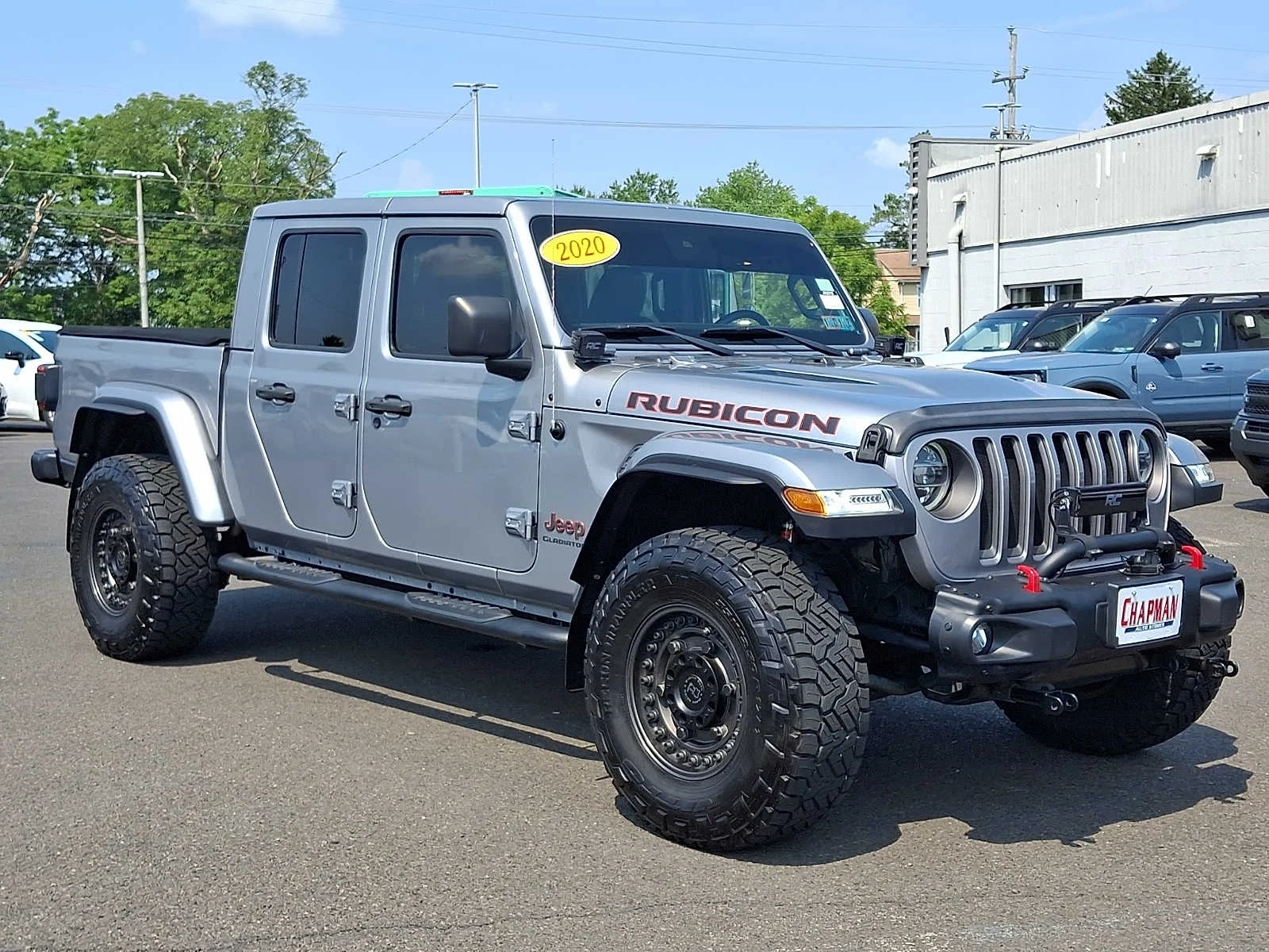 Used 2020 Billet Silver Clearcoat Metallic Jeep Rubicon image 2