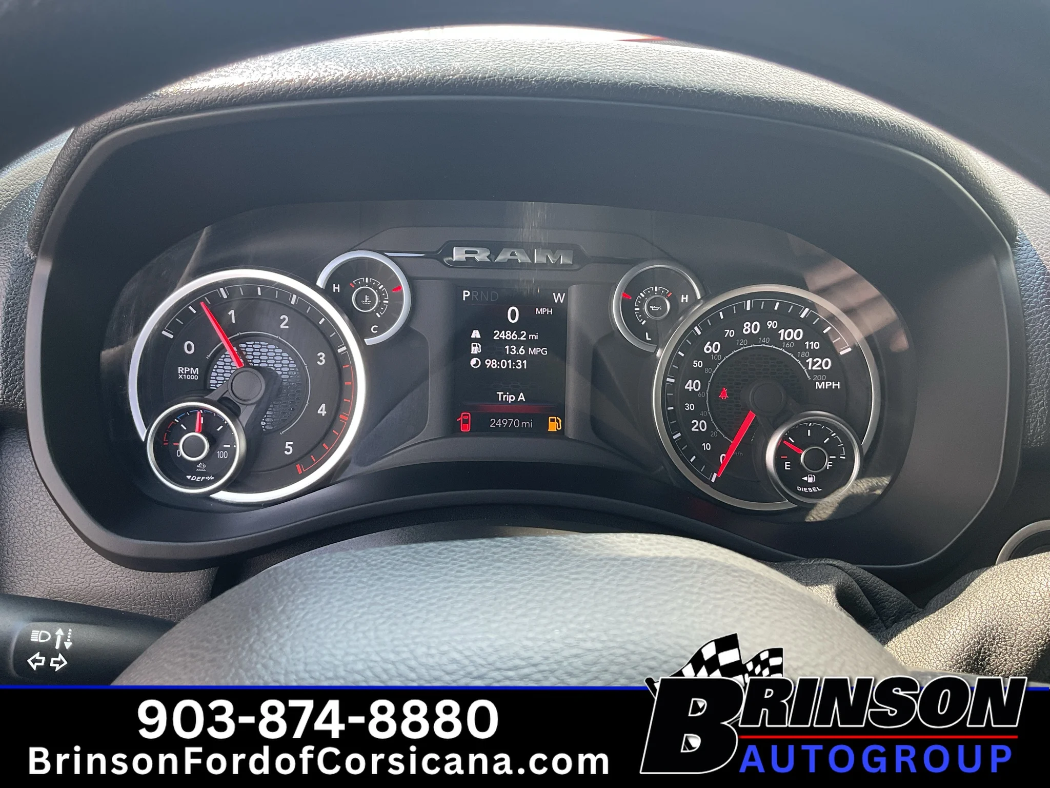 Used 2025 Molten Red Pearlcoat Ram Tradesman image 31