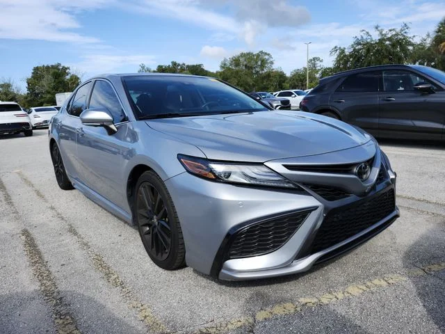 Used 2022 Silver Toyota XSE V6 image 1