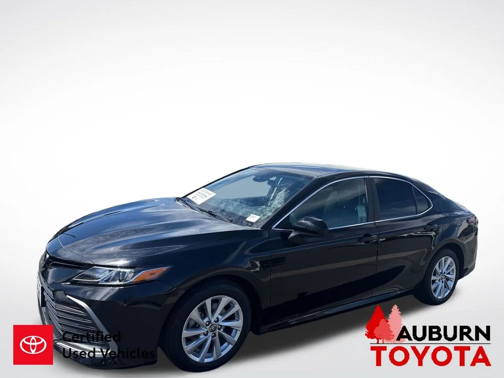 Certified Used 2023 Midnight Black Metallic Toyota LE image 4