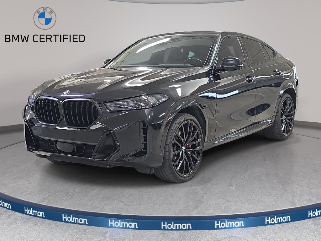 Certified Used 2024 Black Sapphire Metallic BMW xDrive40i image 1