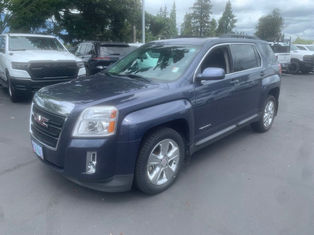 Used 2014 Atlantis Blue Metallic GMC SLT-1 image 1