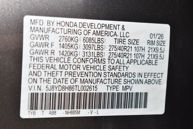 New 2026 Liquid Carbon Metallic Acura Type S w/Advance Package image 25
