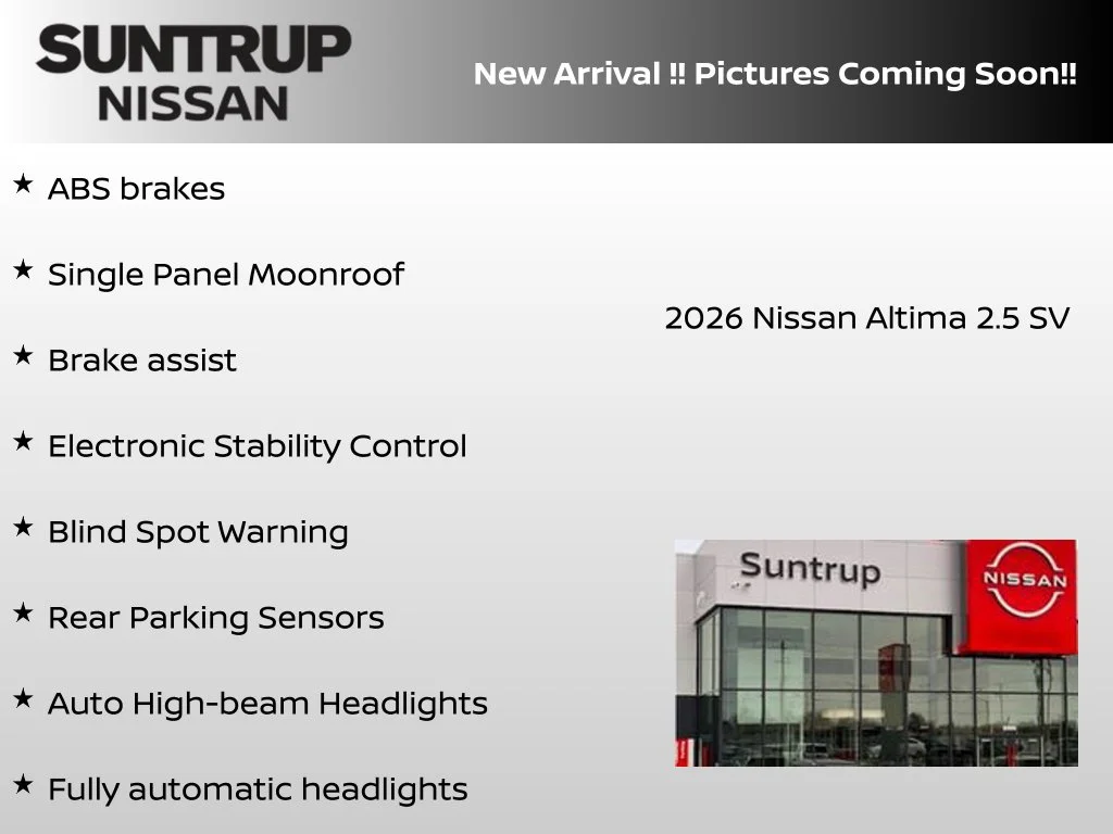 New 2026 Black Nissan 2.5 SV image 5