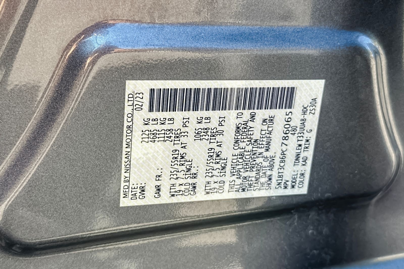 Used 2023 Gray Nissan SL image 41