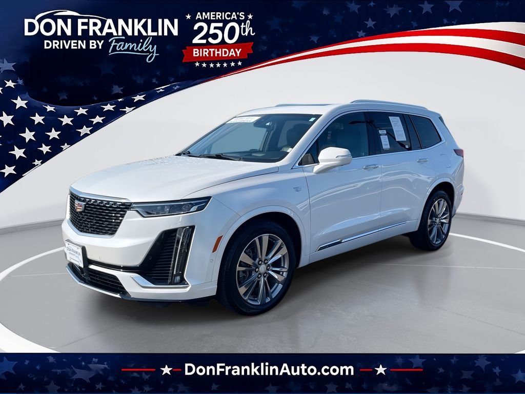 Used 2023 White Cadillac Premium Luxury image 1