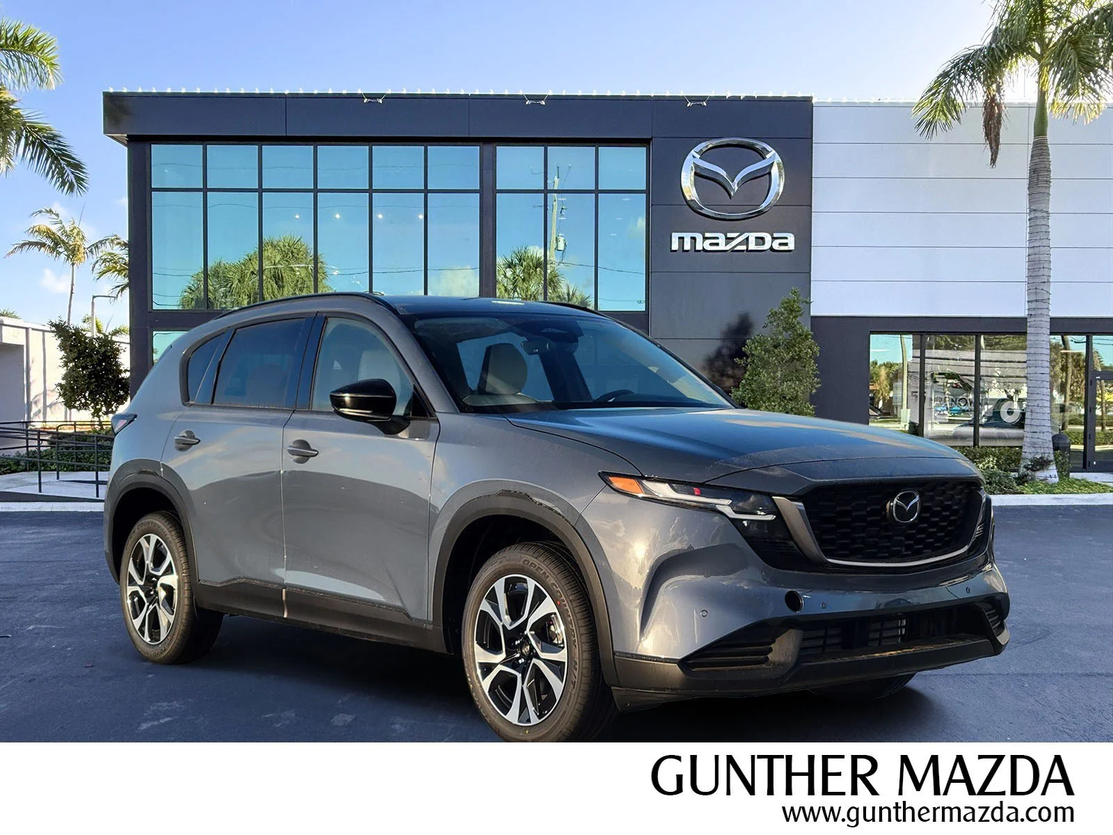 New 2026 Machine Gray Metallic Mazda 2.5 S Preferred AWD image 1