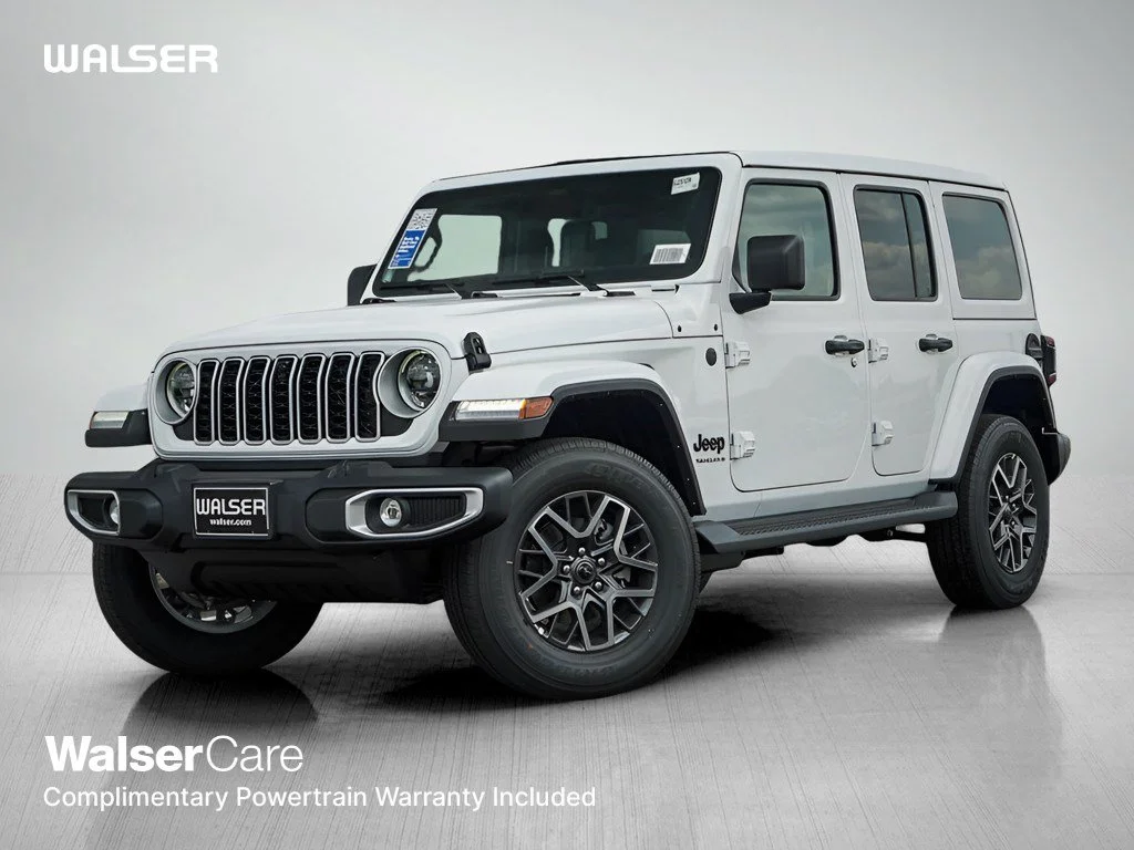 New 2026 Bright White Clearcoat Jeep Sahara image 1