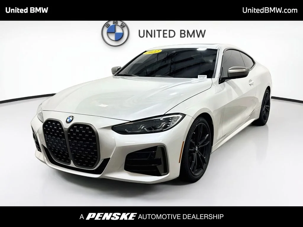 Used 2022 White Metallic BMW M440i image 1