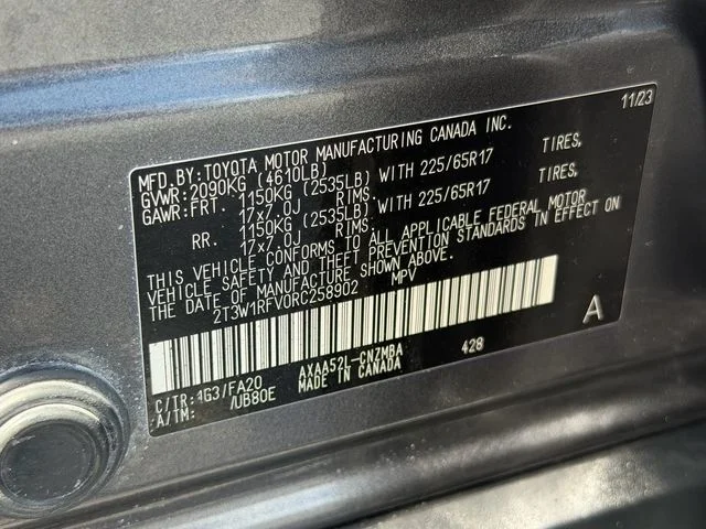 Used 2024 Gray Toyota XLE image 20