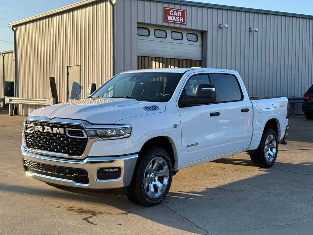 New 2026 Bright White Clear-Coat Exterior Paint RAM Big Horn/Lone Star image 3
