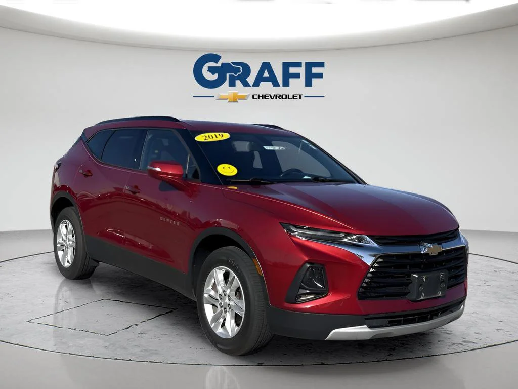 Used 2019 Chevrolet Blazer 1LT with VIN 3GNKBBRA2KS696647 for sale in Burns Harbor, IN