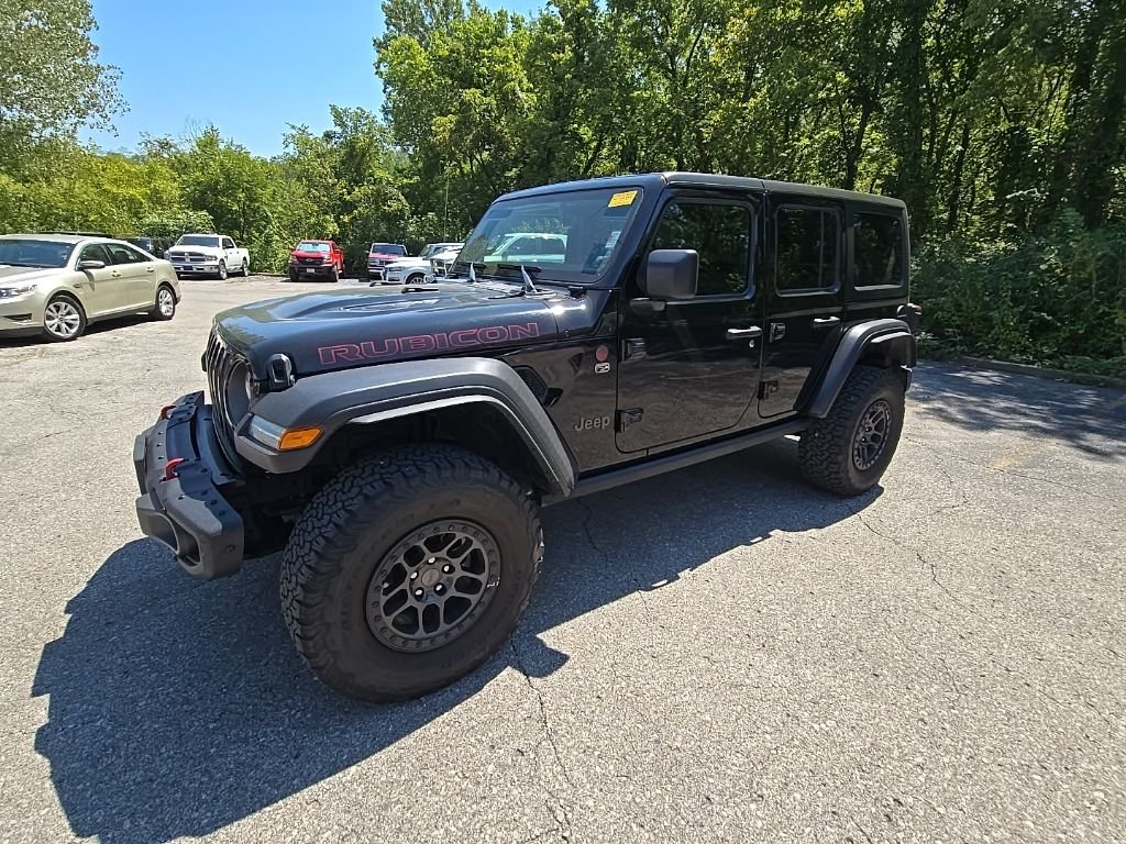 Used 2022 Jeep Wrangler Unlimited Rubicon with VIN 1C4JJXFGXNW207868 for sale in Kansas City
