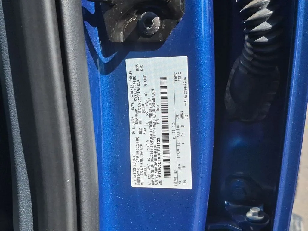 Used 2022 Blue Metallic Ford Limited image 35