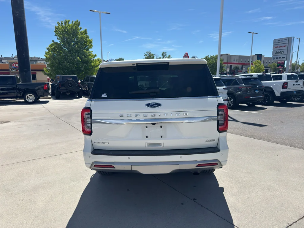 Used 2023 Star White Metallic Tri-Coat Ford Platinum image 4