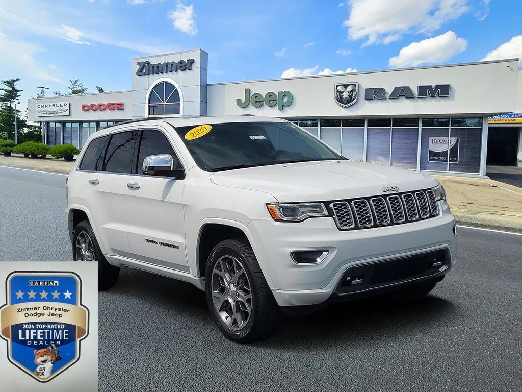 Used 2020 White Jeep Overland image 1