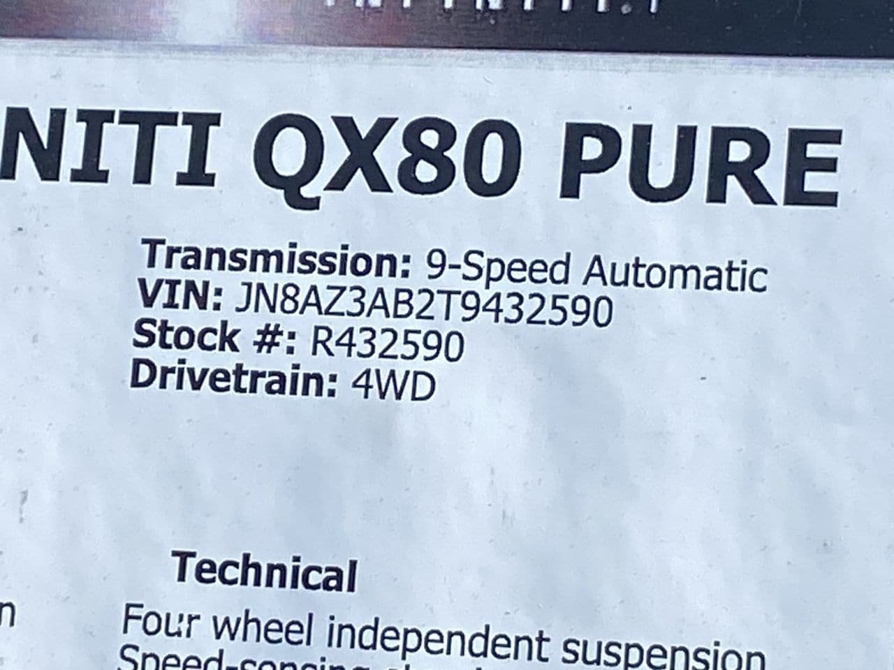 2026 INFINITI QX80 Pure - Photo 36