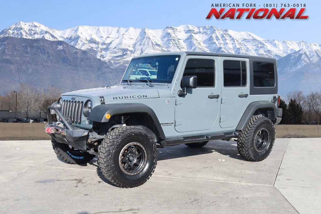 Used 2015 Anvil Clearcoat Jeep Rubicon image 1
