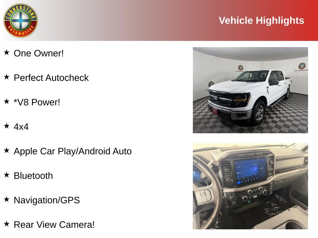 Used 2024 White Ford XLT image 2