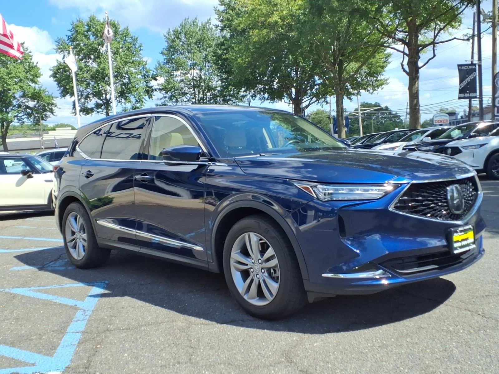 Used 2024 Fathom Blue Pearl Acura SH-AWD image 3
