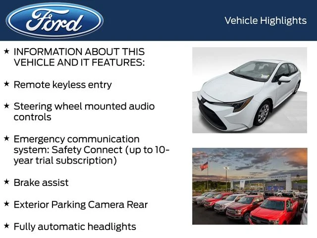 Used 2025 White Toyota LE image 4